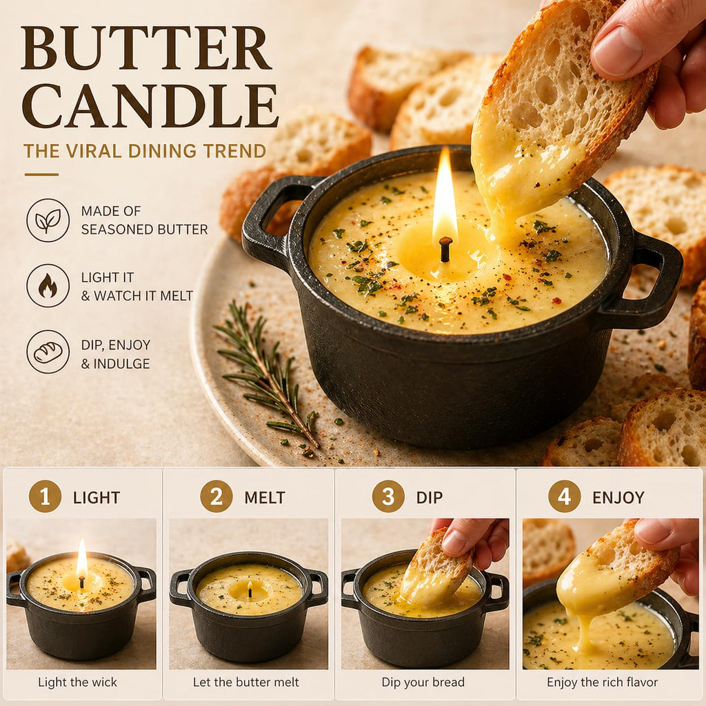 Mini Cast Iron Cocottes, Dia 3 inch, 4 oz. Set of 3 PCS, Mini Dutch Oven, with Wooden Tray, 7-Piece