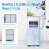 Portable Air Conditioners, 3-in-1 8500 BTU Cooling Unit with Fan & Dehumidifier for Room, Quiet Operation