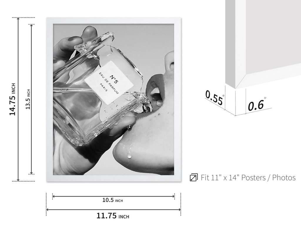 Perfume Poster - Drinking Perfume Print - Fashion Art - Luxury Brand Design - Photography Illustration - Black and