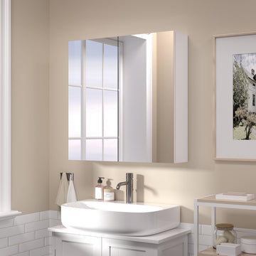 24x32 Bathroom Wall Cabinet, Saver Storage Cabinet, Moisture-Resistant Wood, Medicine Cabinet with 2 Door and