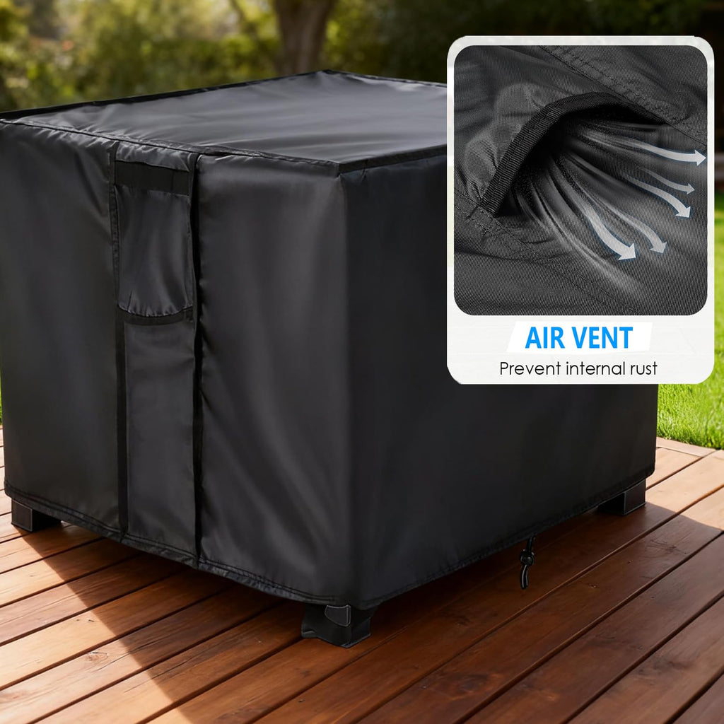 Fire Pit Cover Square - 43"L x 43"W x 30"H
