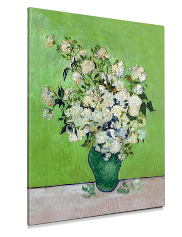 Van Gogh Canvas Wall Art, The White Rose, 40x30''