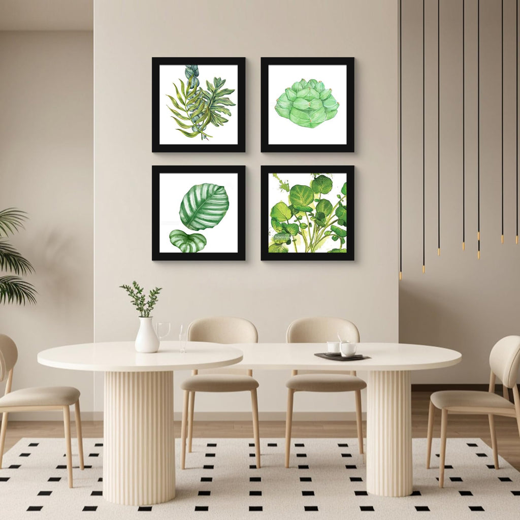 12x12 Picture Frame Black Set of 6, Diamond Art Painting Frames Display Photo 8x8 or 12 x 12 without Mat, Wall
