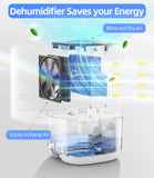 Dehumidifier, 35 OZ Small Dehumidifiers for Bedroom for Home, Quiet with Auto Shut Off