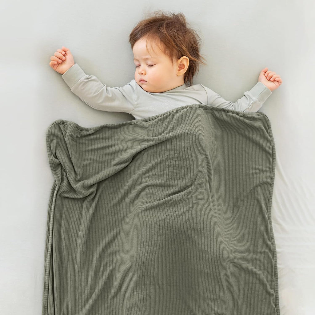 Rayon Made from Bamboo Baby Blanket for Boys Girls 30 x 40 Inch