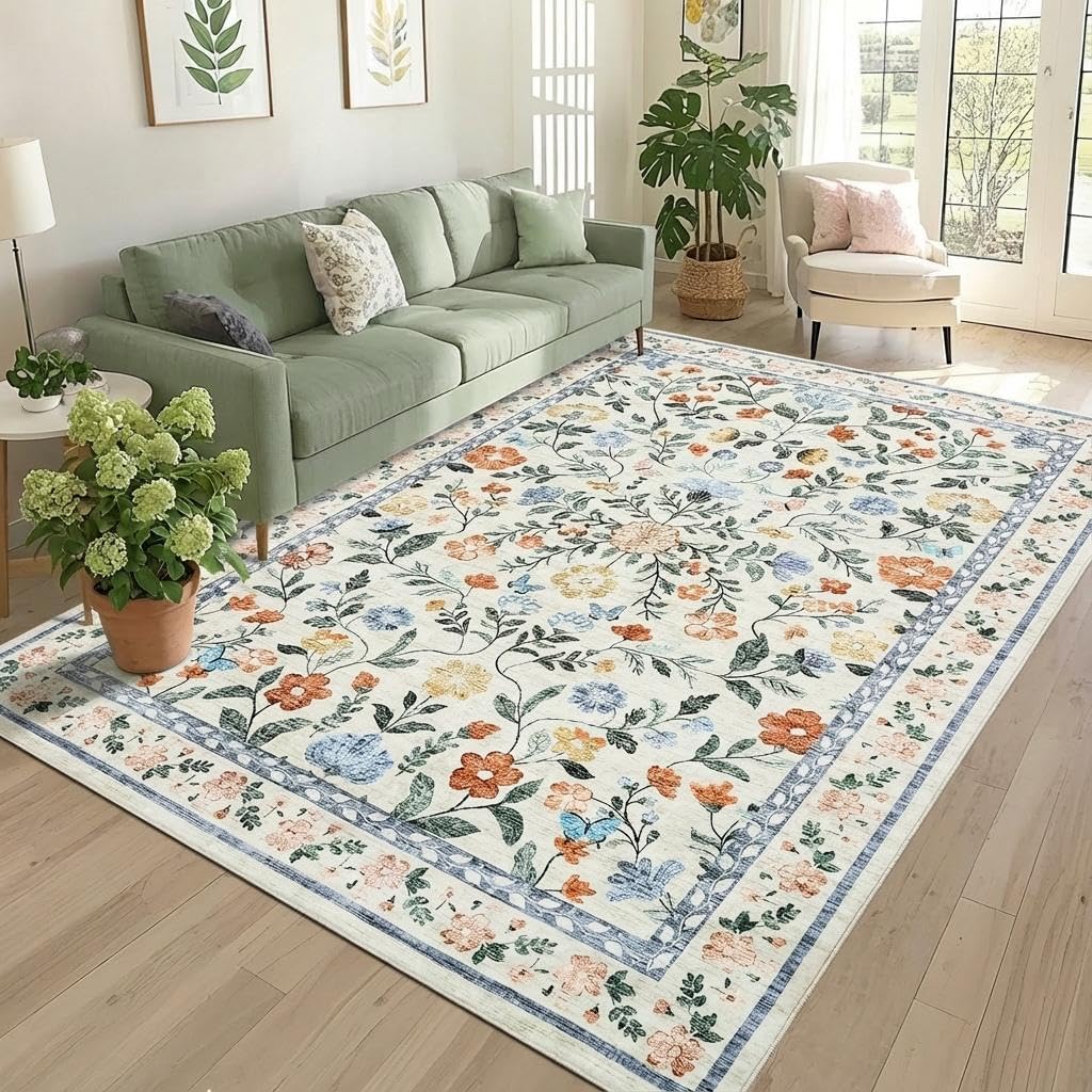 Washable Area Rug 9 x 12