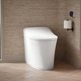 K-77795 Eir Comfort Height One-Piece Elongated, Dual-Flush, Smart Toilet with Bidet Built In, White