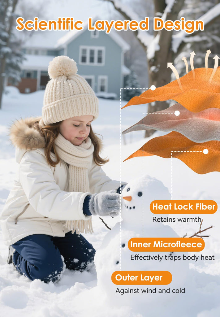 Toddler Thermal Set Winter Warm Base Layer Long Johns 3Pack