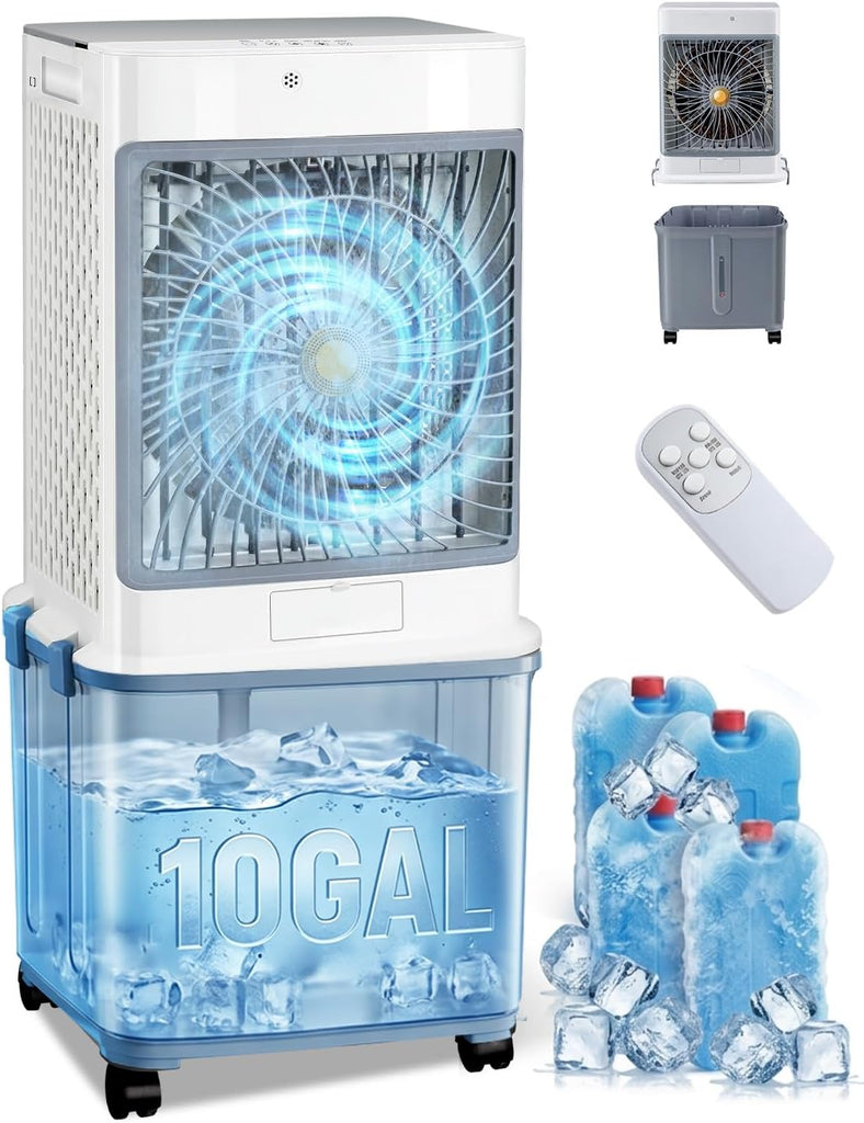 Portable Air Conditioners, Swamp Cooler Evaporative Air Cooler Portable AC Unit for Room