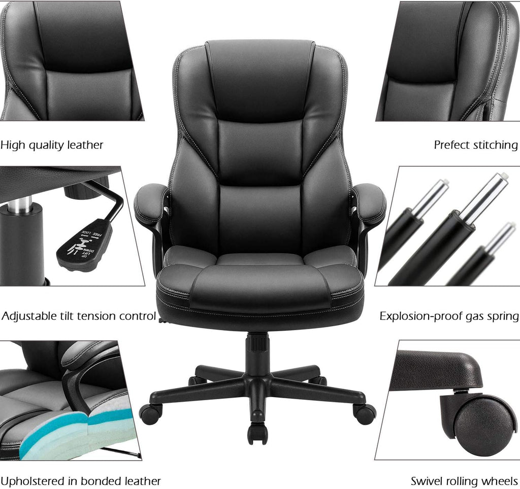 Office Executive Chair High Back Adjustable Managerial Home Desk Chair