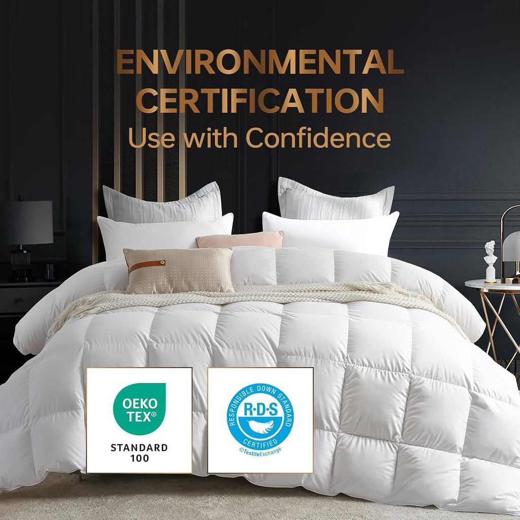 Down Comforter King Size All Season Duvet Insert(106"x90")