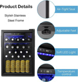 16 Bottle Wine Cooler/Cabinet Beverage Refrigerator Small Mini Wine Cellar Beer 