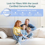 Air Purifier for Home Bedroom Dorm Room, Smart & Voice Control, AHAM VERIFIDE, 3-in-1 Filter With HE