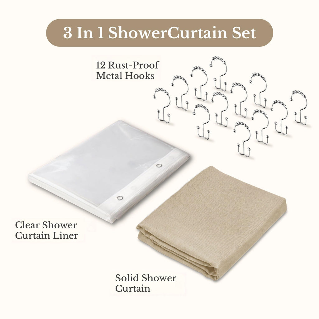 And Liner Set with Hooks Set Linen