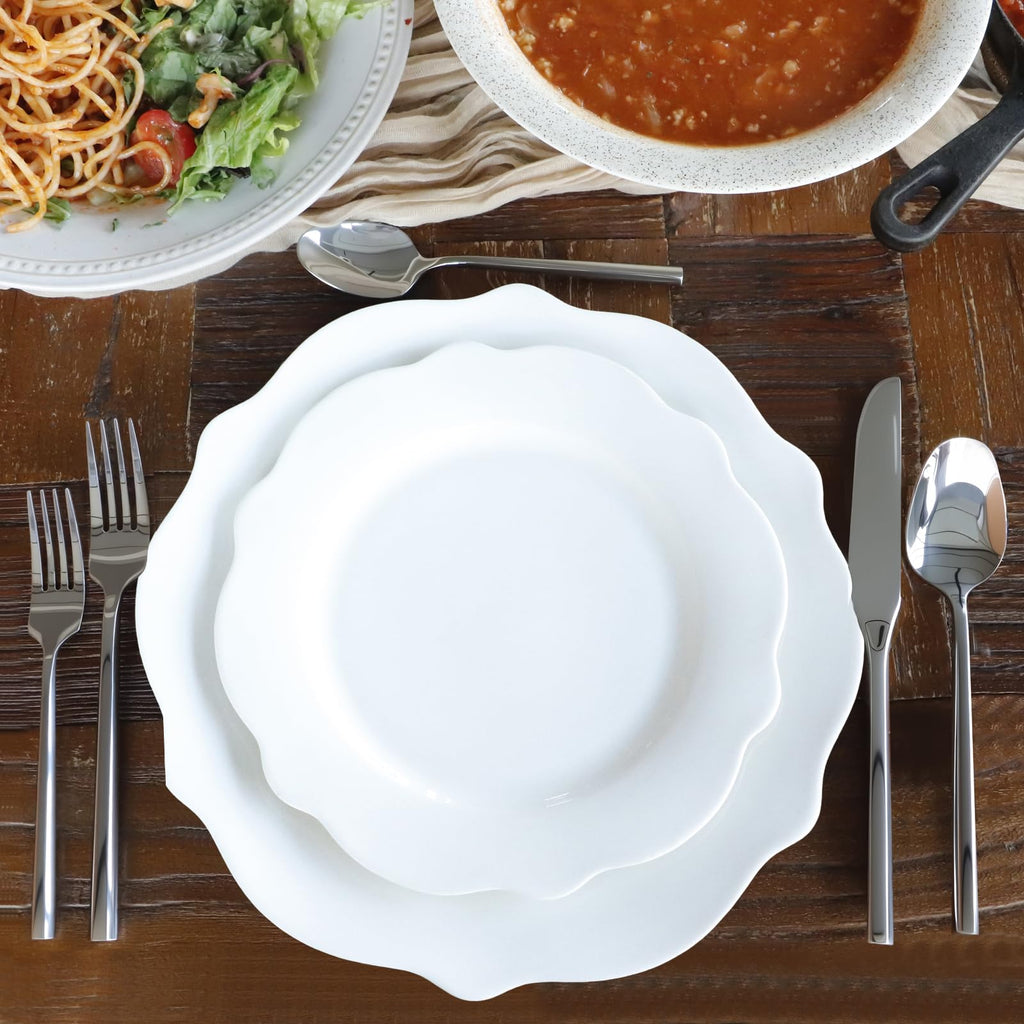 Silverware Set with Hexagon Handle 20 Piece Service for 4