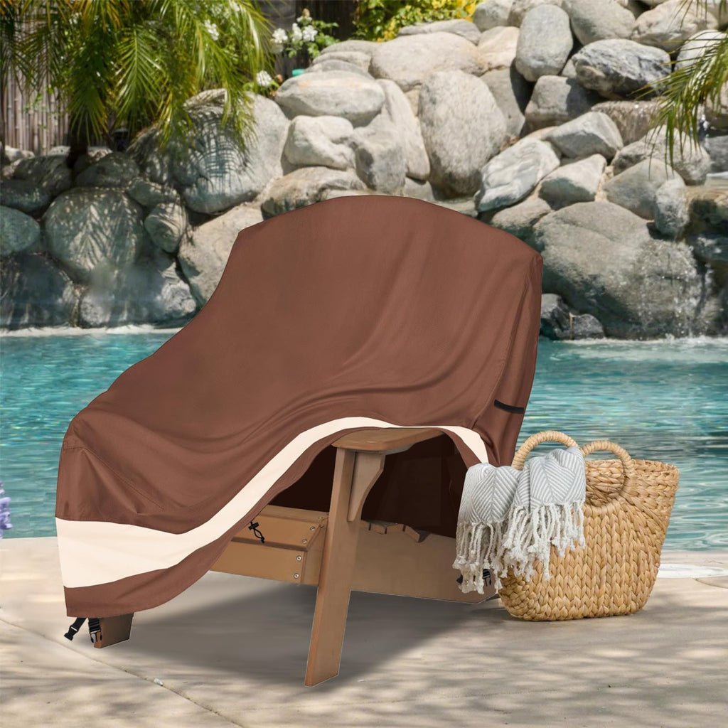 Patio Adirondack Chair Cover 27.5 x 32.5 x 36 inch, Waterproof Heavy Duty Outdoor Chair Covers, Adirondack Chair Covers