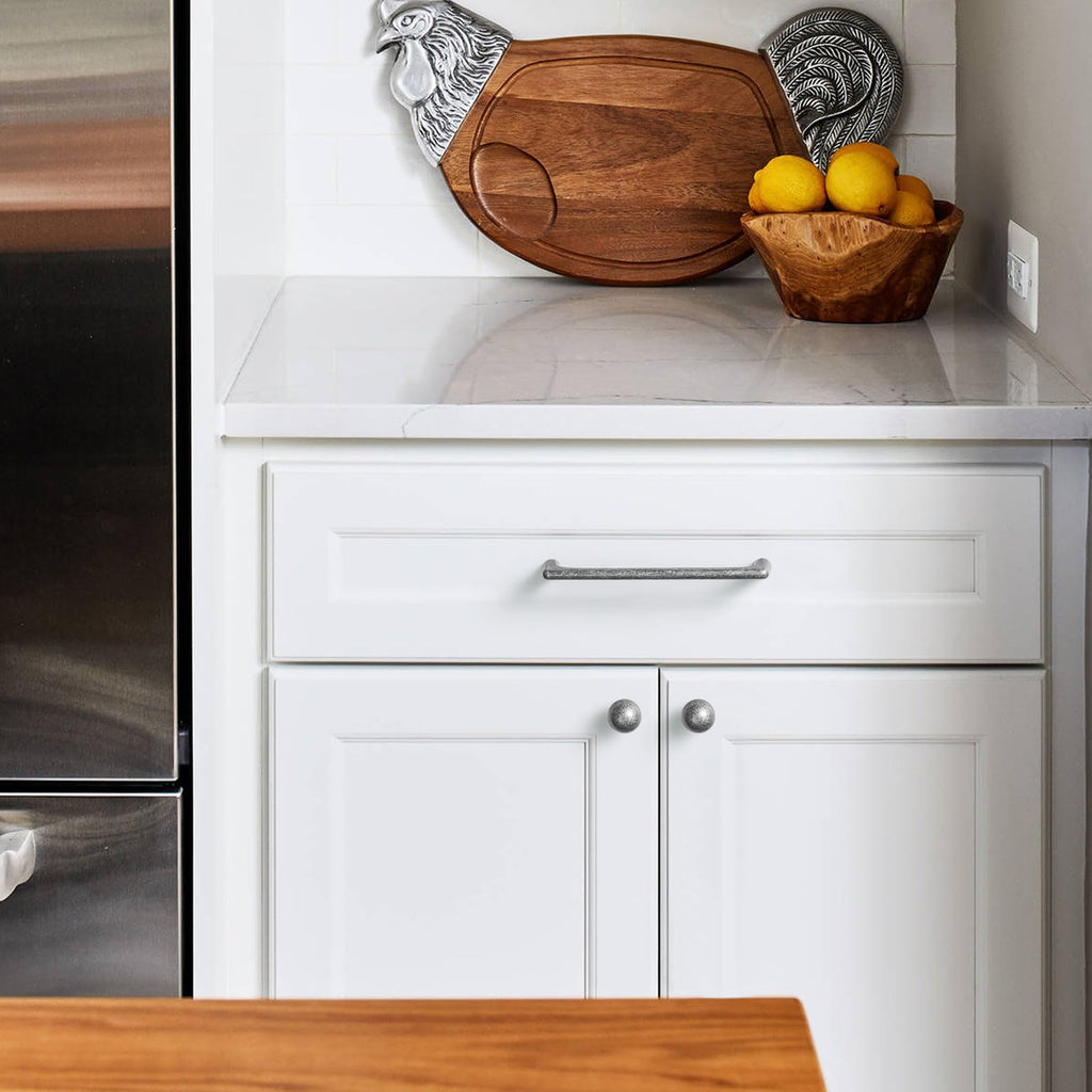 Weathered Nickel Cabinet Pullls with 3 ''(76mm Hole Centers- Retro Style Zinc Alloy Cabinet Handles for