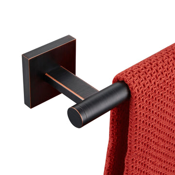 Bathroom Towel Bar Bath Towel Holders for Toilet Kitchen Cabinet Wall Mount 24 Inch Oil Rubbed Bronze Stainless Steel