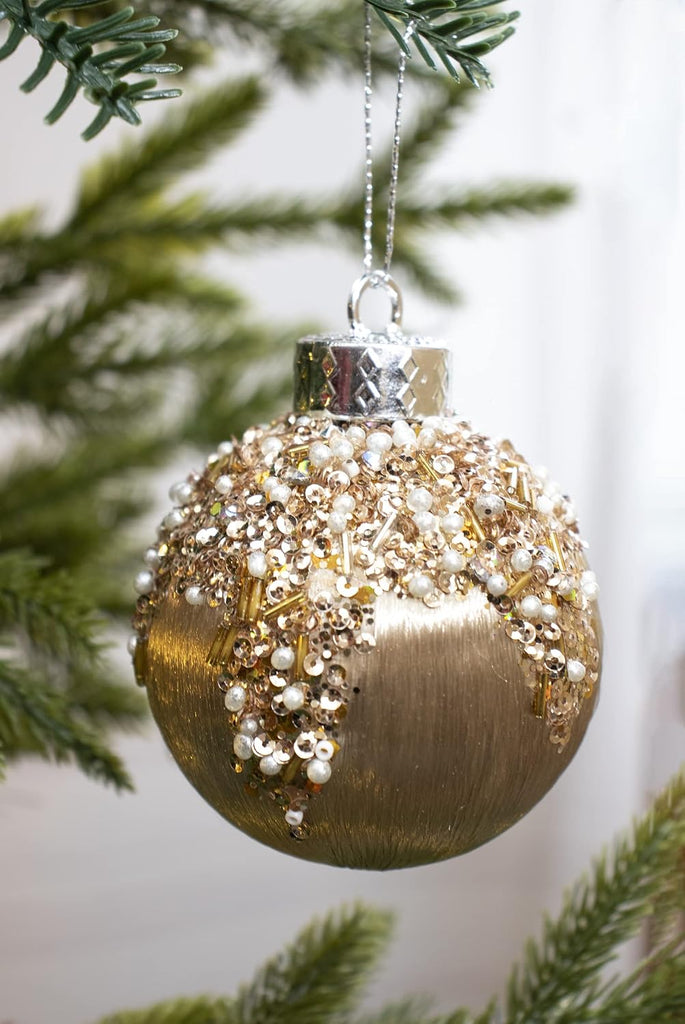 Satin Christmas Balls Ornaments, Silk Christmas Hanging Ball Decorations, 12Pcs 3.15" Luxury Vintage Christmas Tree