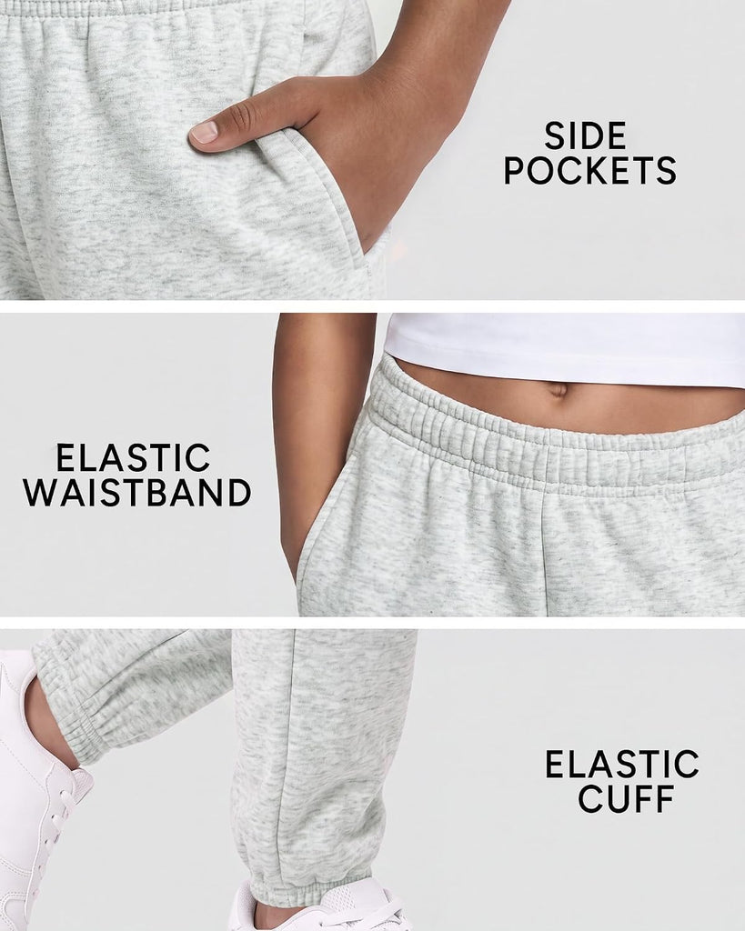 Girls Sweatpants Classic Fleece Joggers Athletic Pants