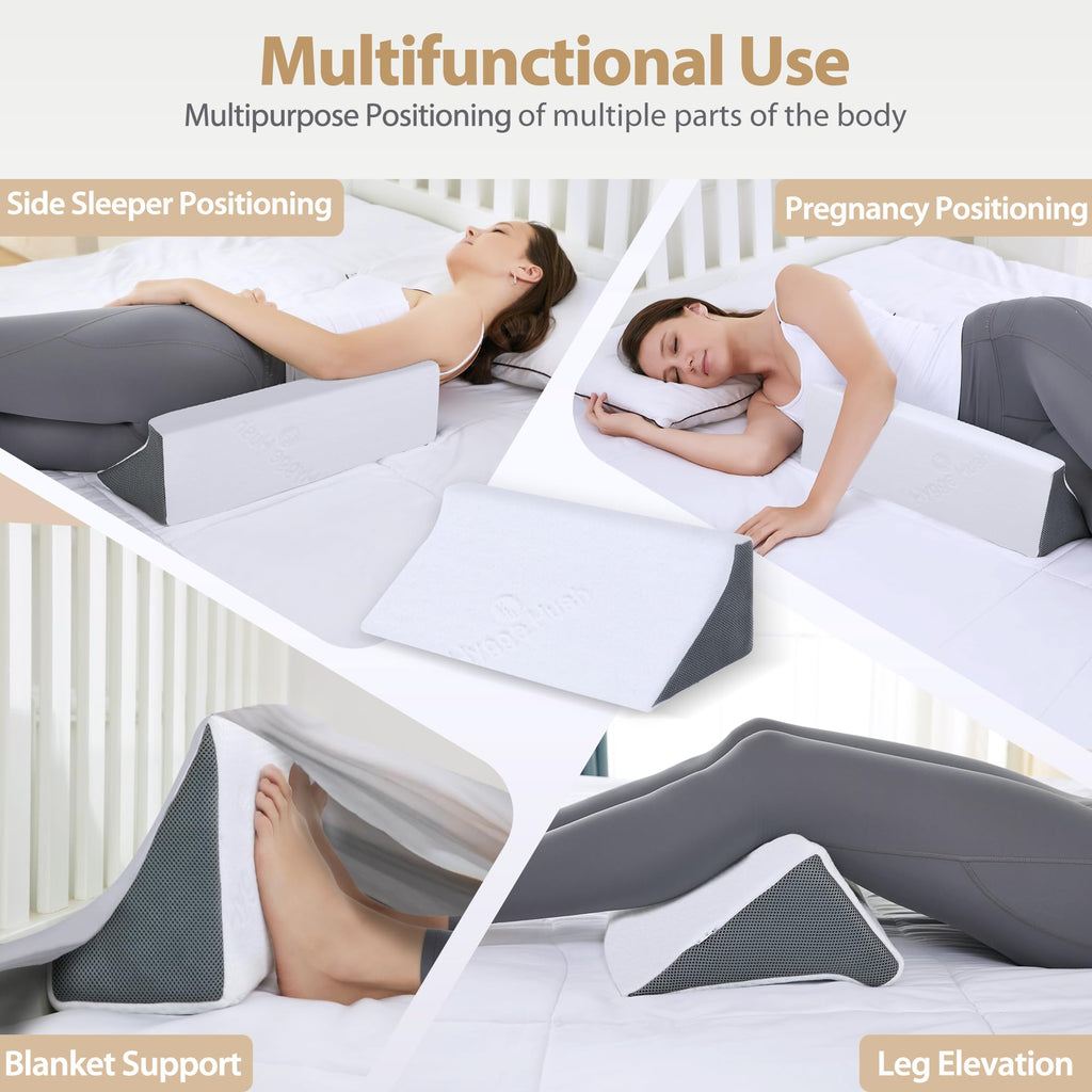 Body Wedge Pillow for Side Sleepers, Positioning Support