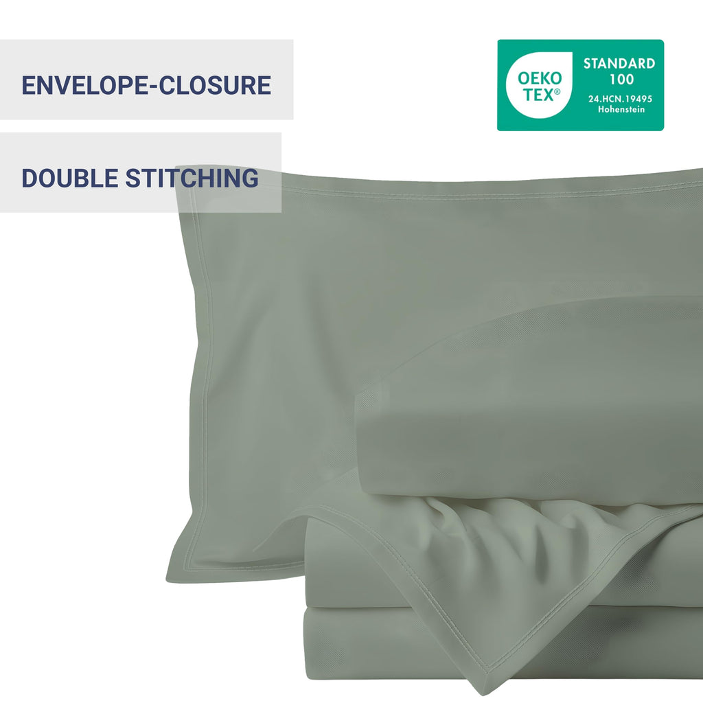100% Viscose Derived from Bamboo Bed Sheet Set; Silky Soft Cooling Sheets, Luxury Hotel Quality Bedding, Breathable