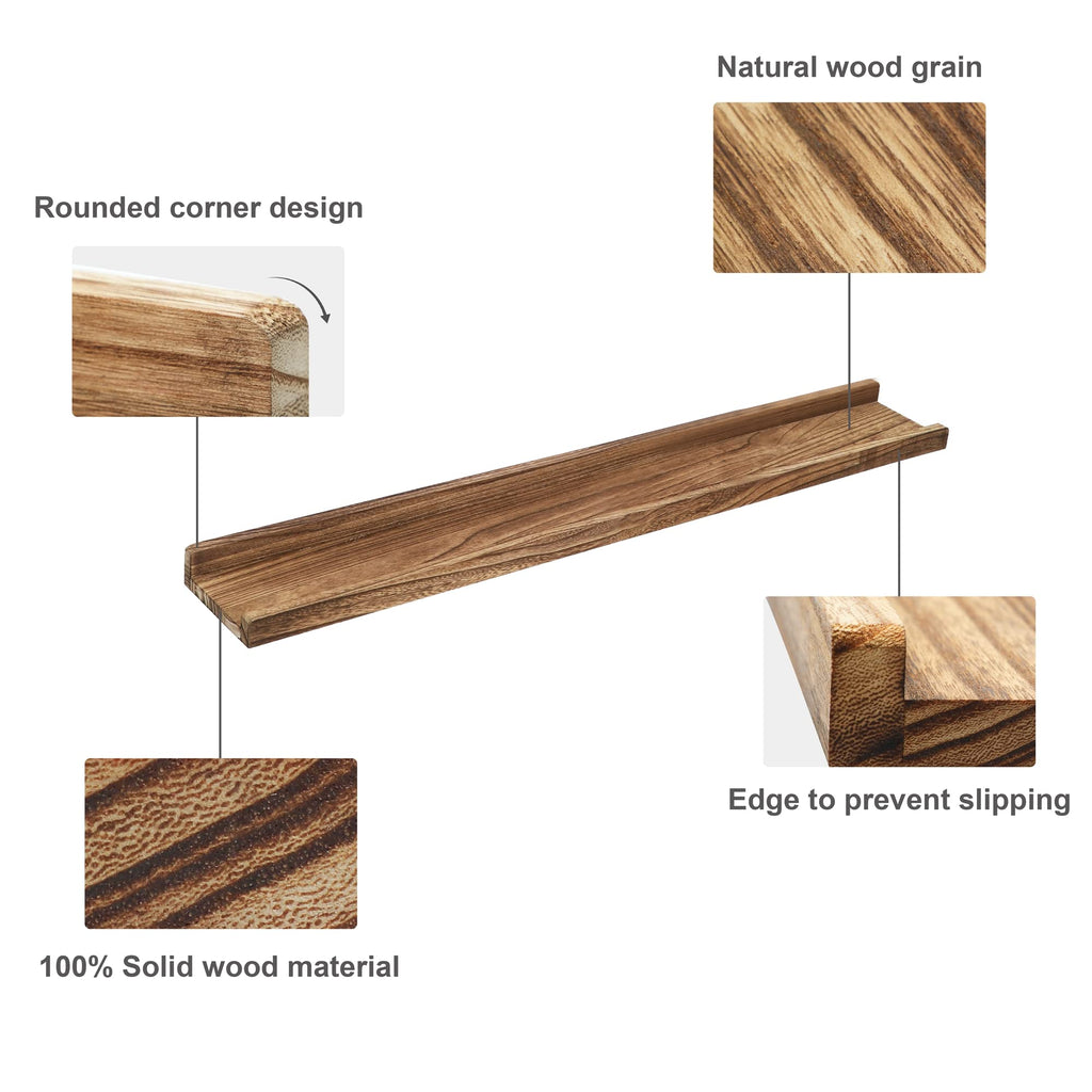 Picture Ledge Shelf, Floating Shelves for Wall, Photo Shelves With Lip