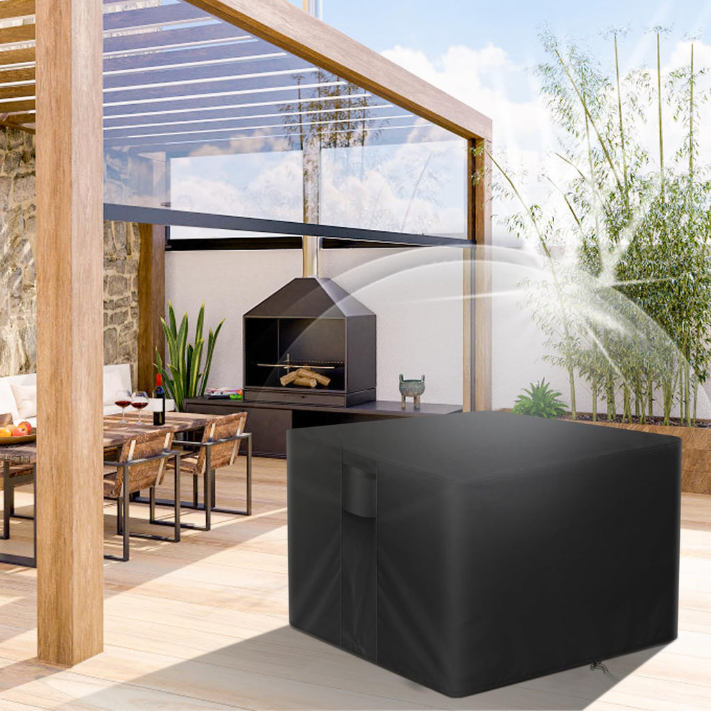 Fire Pit Cover Square, 30 Inch Firepit Covers Square, 30x30x25 inch
