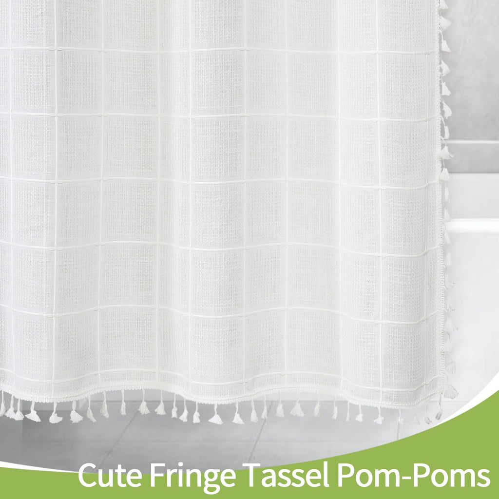 Small Stall Boho Farmhouse Shower Curtain 36x72