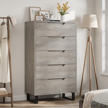 5 Dresser , 50.5" Vertical Dresser Drawer with Storage | dresser , freestanding vertical drawer with storage, wooden