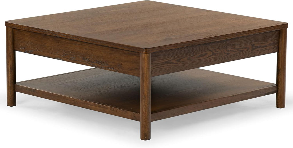 Couture Collection Jaylessa Medium Oak 1-Drawer Coffee Table