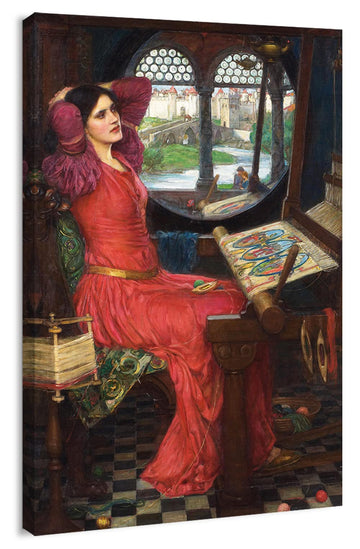 Canvas Print Wall Art - 'I Am Half-Sick of Shadows', Said The Lady of Shalott, 1915 by John William Waterhouse - 12x18