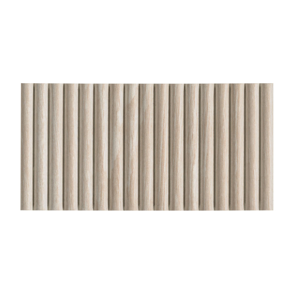 Porcelain Fluted Wood Wall Tile | Serata Harmona Dunewood | 4.5" x 9"