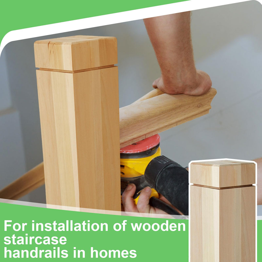 4 Pcs 3" x 48" Solid Poplar Stair Newel Post with Single Groove