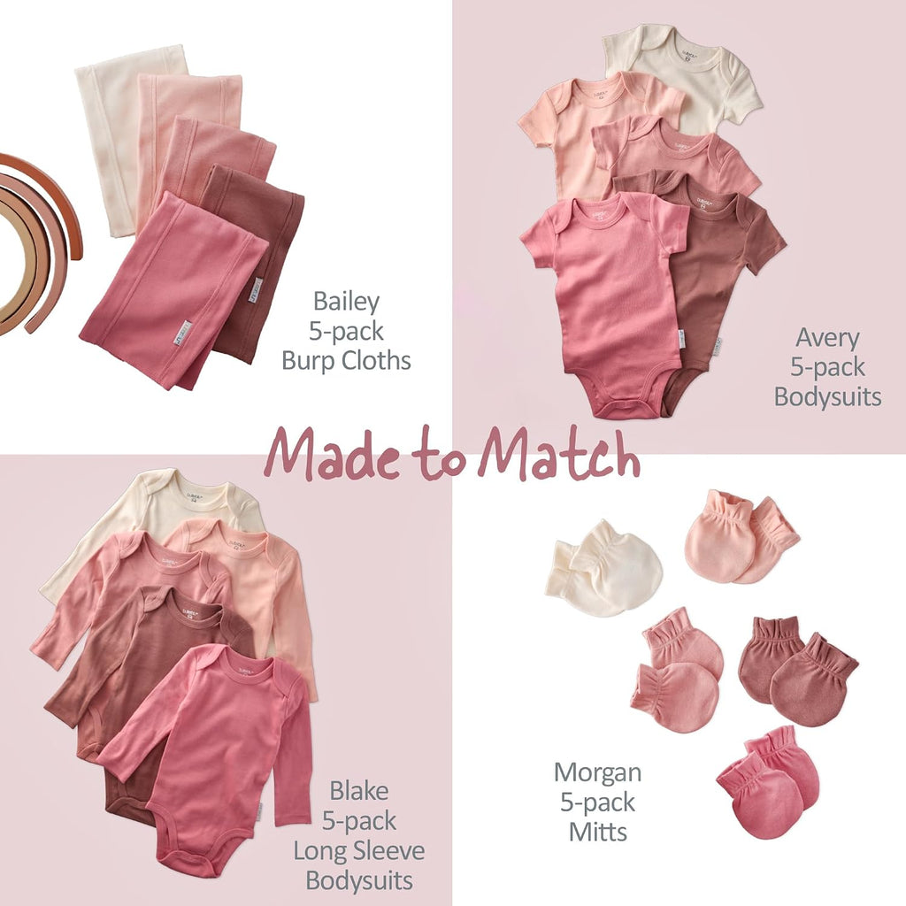 Rory Pack Short Sleeve Ruffle Bodysuits 100% Cotton