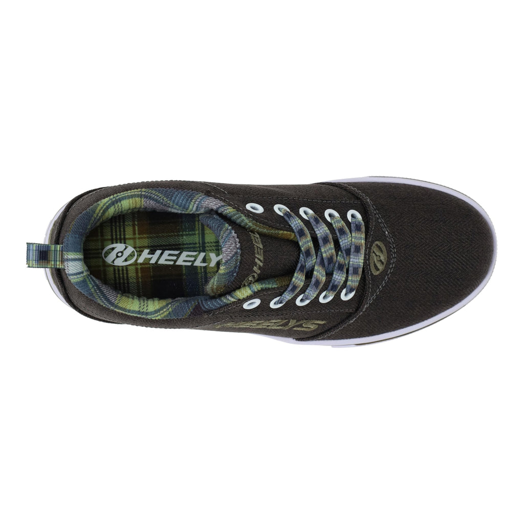 Boys Pro 20 Plaid Nylon Canvas Athletic Sneaker