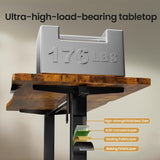 63 x 28 Inch Electric Standing Desk, Sit to Stand Up, Work Home Office Computer Table for Study, Walking Pad, Writing