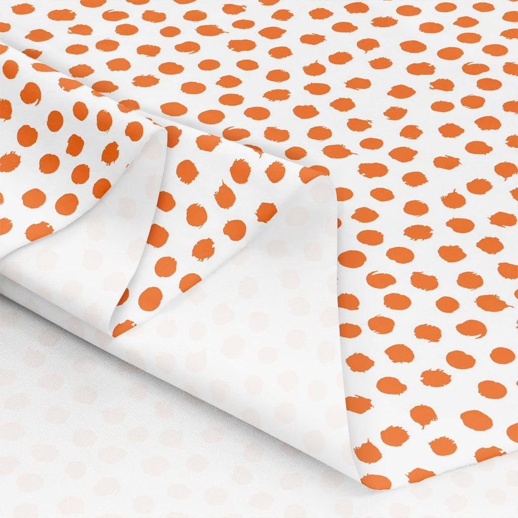 Brush Stroke Soft Not Stretchy Decor Polka Dots Fabric by The