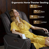 Homer Theater Seating Recliner, Power Recliner Chair with Adjustable Powered Headrest