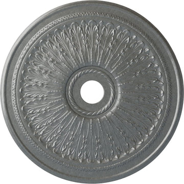 29-1/8" x 3-5/8" x 1" Oak Leaf Ceiling Medallion, Platinum