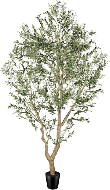 Faux Olive Tree 10ft - Realistic Large Olive Tree Artificial Indoor