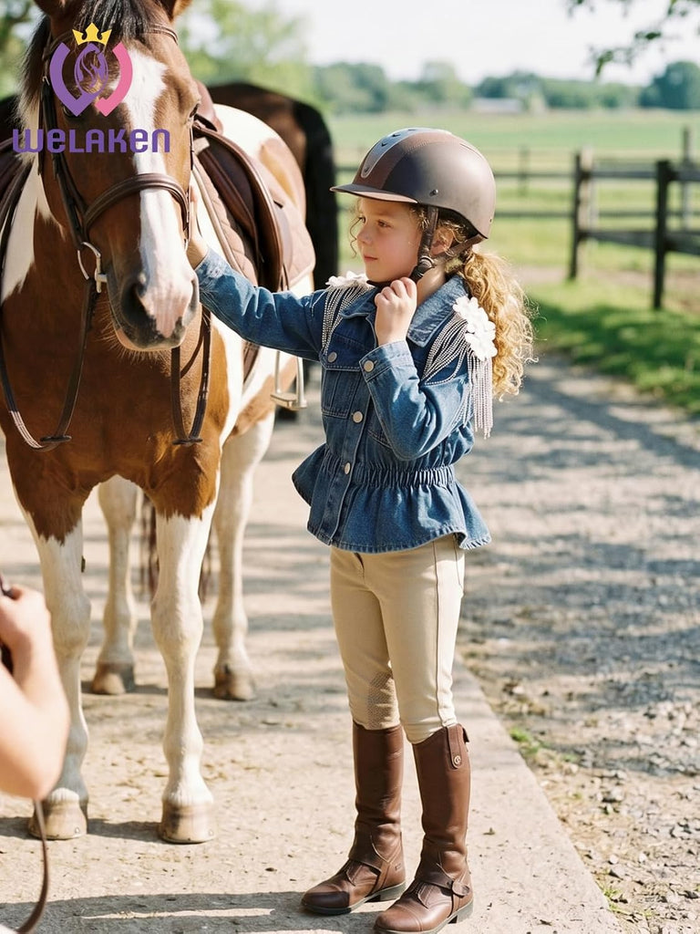 Girls Denim Jackets - Trendy Button-Up Outerwear for Kids