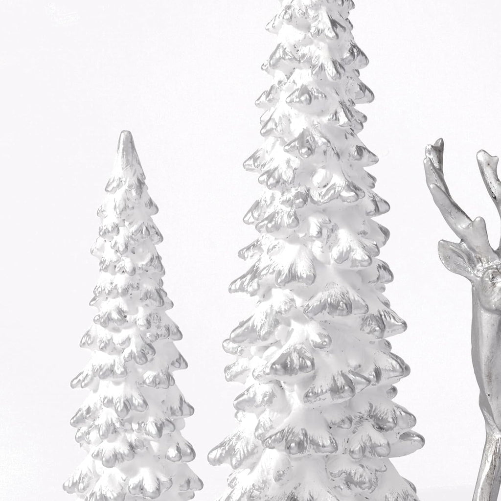 Christmas Decoration Reindeer and Tree Figurines Table Decor