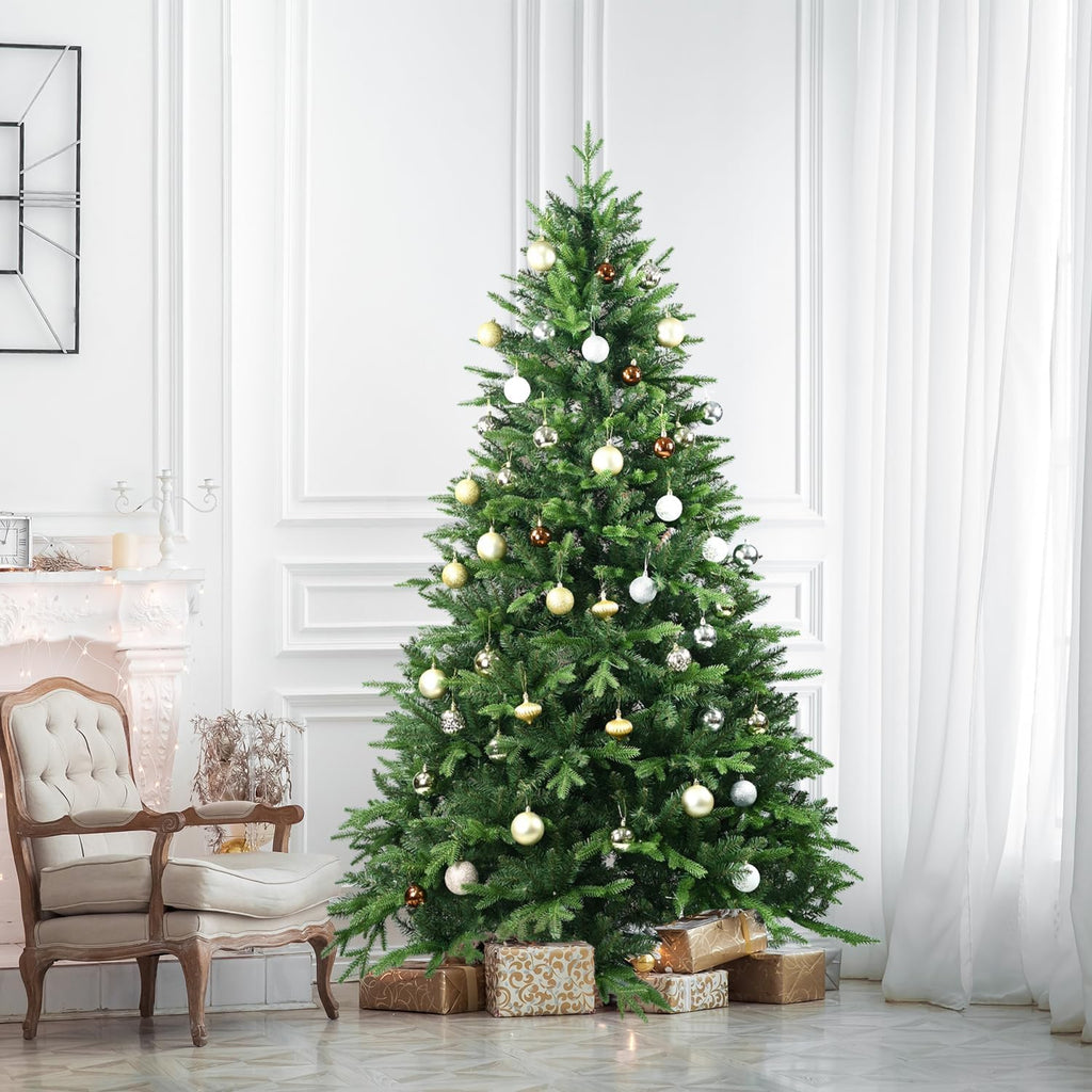 Unlit Artificial Christmas Tree, 3062 PE & PVC Mixed Tips
