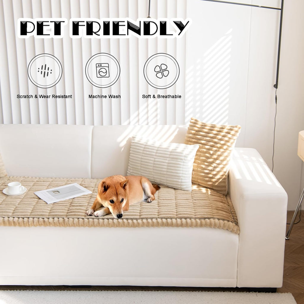 Couch Cover for Dogs Washable Non-Slip Pet Friendly Sofa Protector
