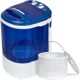 Portable Mini Washing Machine 8 lbs Washing Capacity Semi-Automatic Compact Washer Spinner Small Cloth Washer Laundry