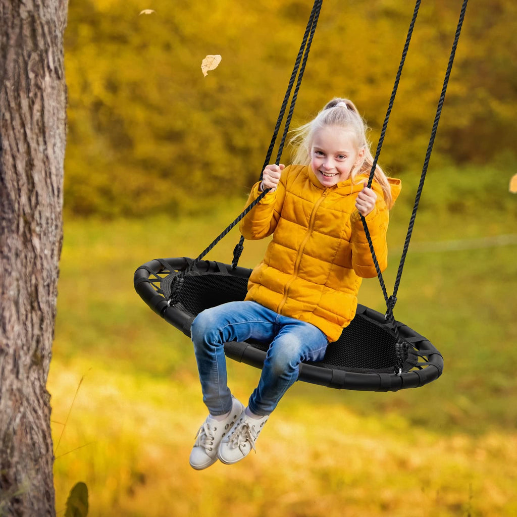 Saucer Swing, Heavy-Duty Outdoor Design (40 Inch)