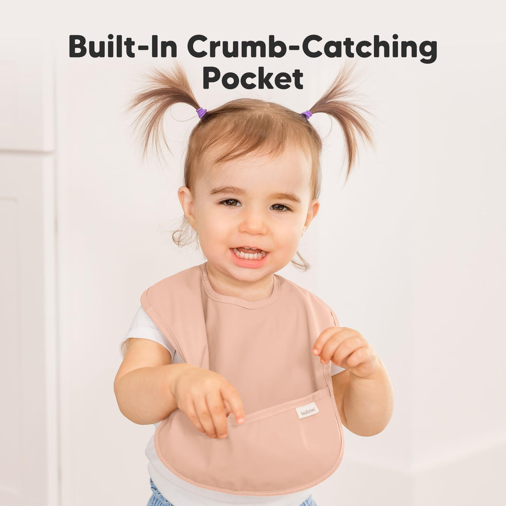 Pack Waterproof Baby Bibs for Eating, Lightweight, Mellow