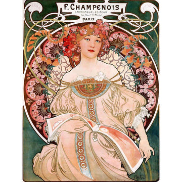 Alphonse Mucha Champenois Old Master Painting Unframed Wall Art Print Poster Home Decor Premium