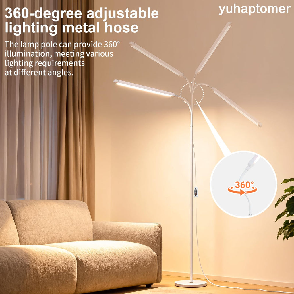 Bright 12W LED Eye Protection Dimming Reading Floor Lamp